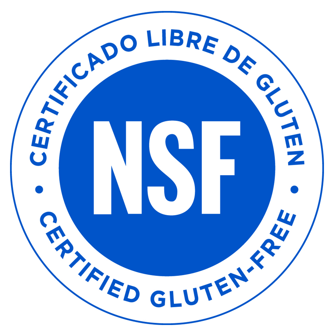 NSF Certified Gluten Free-BILLINGUAL